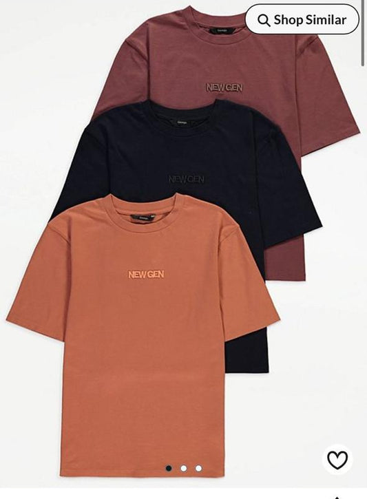 George "New Gen" Pack Of 3 T-Shirts