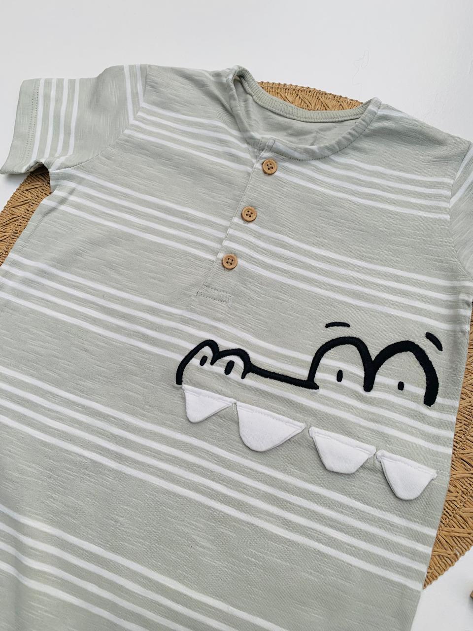 George Crocodile Romper