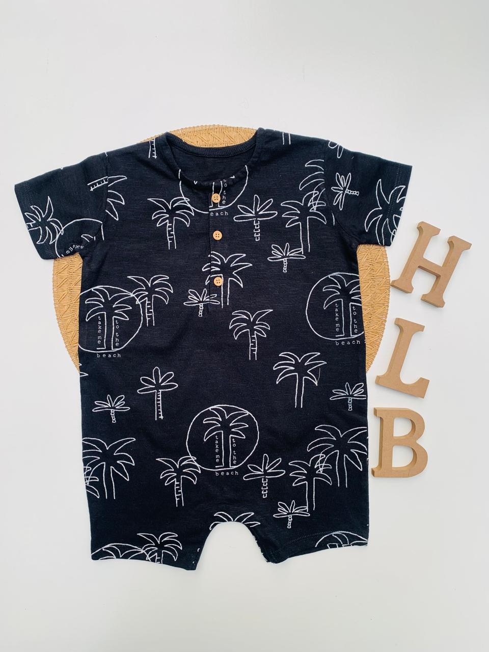 George Palm Tree Romper
