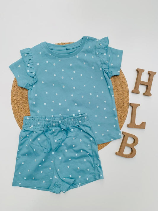 George Polka dots Shirt & Shorts Set