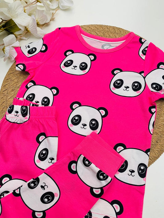 George Panda Print Shirt & Trouser Set