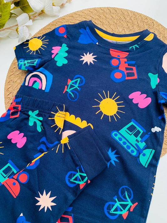 George Fun Vehicles Shirt & Short Set