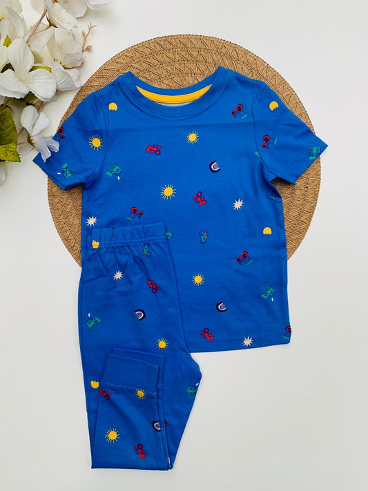 George Half Sleeve Shirt & Shorts Set