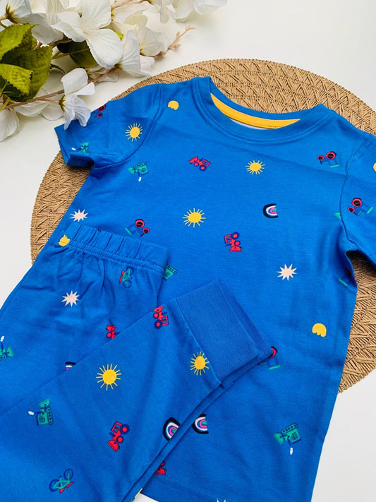 George Half Sleeve Shirt & Shorts Set