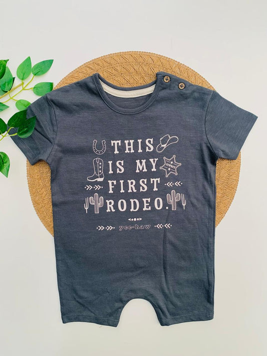 George "This Is My First Rodeo" Romper