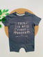 George "This Is My First Rodeo" Romper