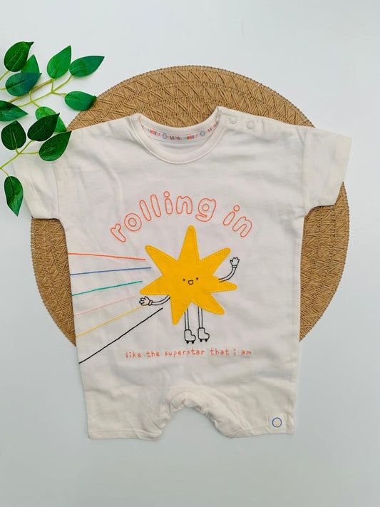George "Rolling in" Romper