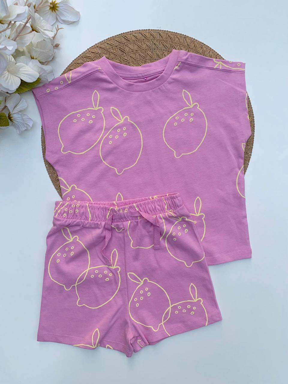 George Lemons print Shirt & Shorts Set