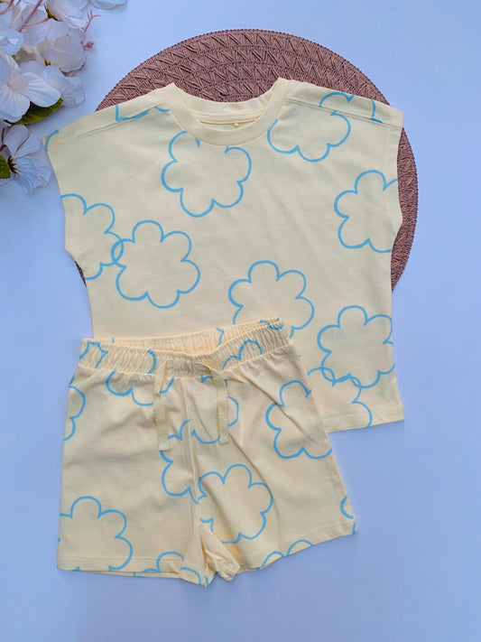 George Floral Shirt & Shorts Set