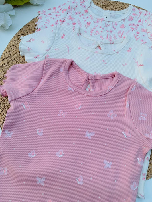 George Floral Pack Of 3 Shirts