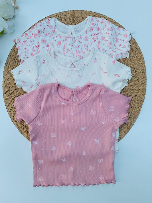 George Floral Pack Of 3 Shirts