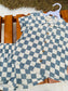 Checked Buttoned Shirt & Shorts Set