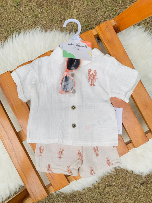 Lobster 3pc Outfit Set