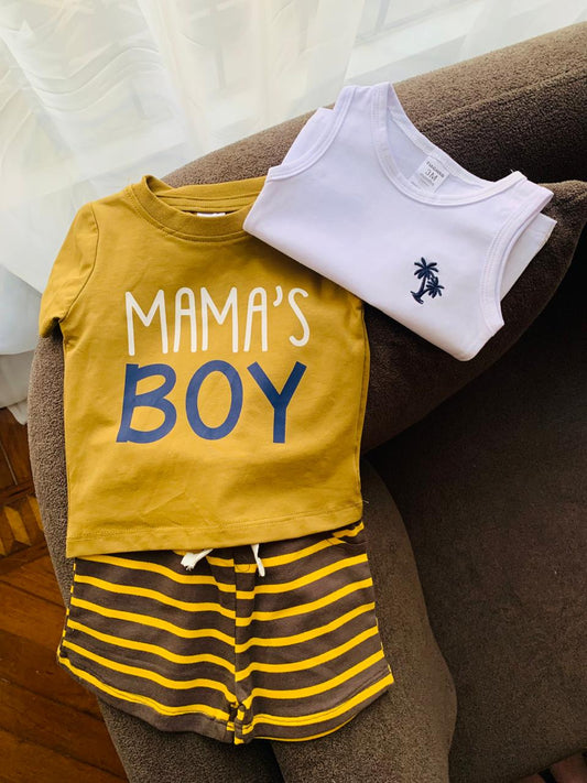 "Mama's Boy" 3 Pc Set