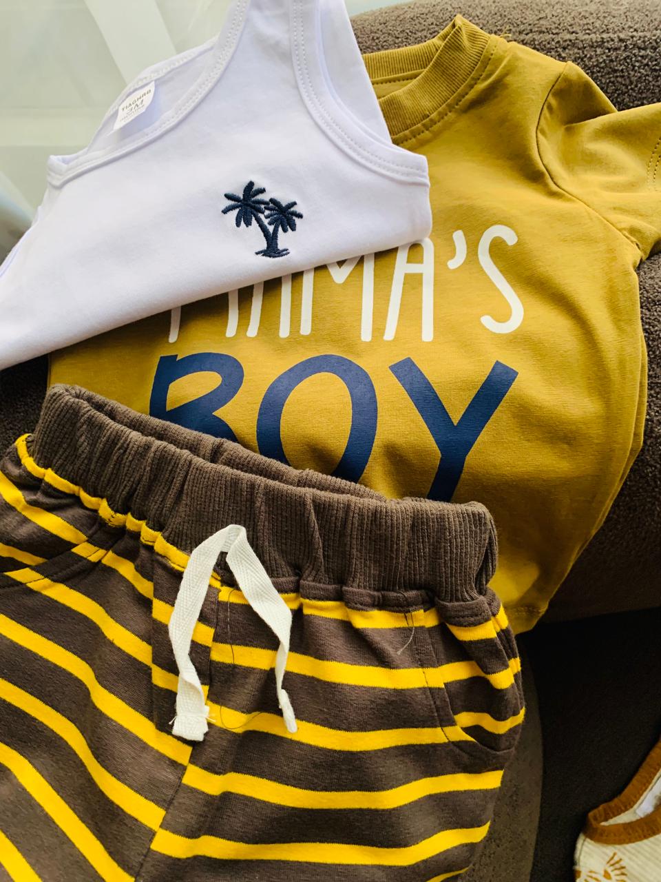 "Mama's Boy" 3 Pc Set