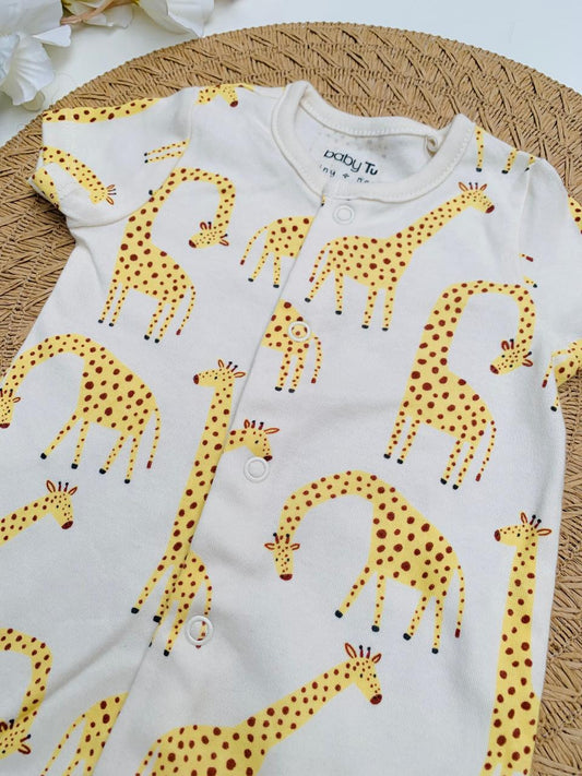 Tu Clothing Giraffe Print Romper