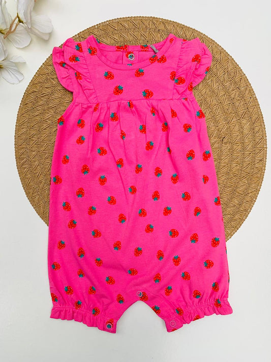 Tu Clothing Strawberry Print Romper