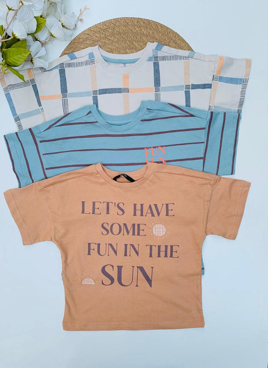 George "Let's Have Some Fun" Pack of 3 Shirts