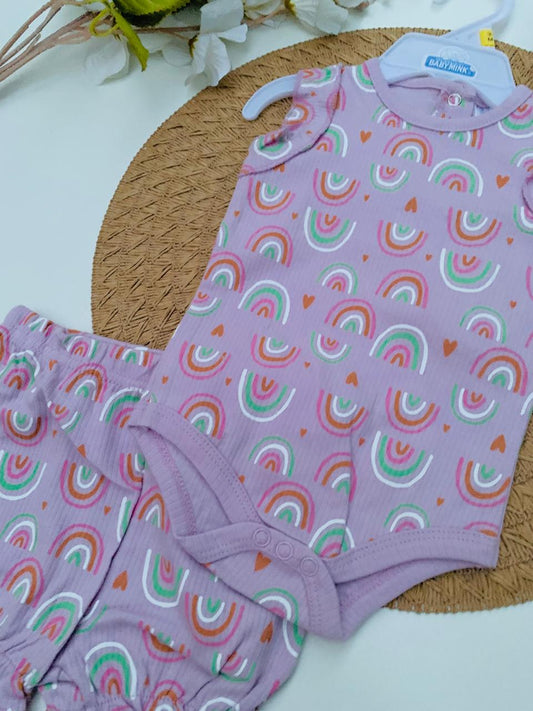 Rainbow Print 3pc Set
