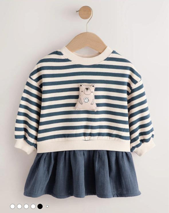 Next Stripes Sweat Dress