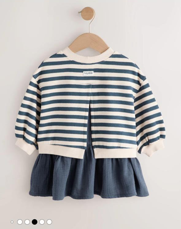 Next Stripes Sweat Dress