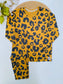 George Cheetah Print Shirt and Trouser Set