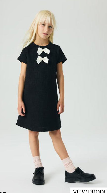 H&M Boucle Black Frock