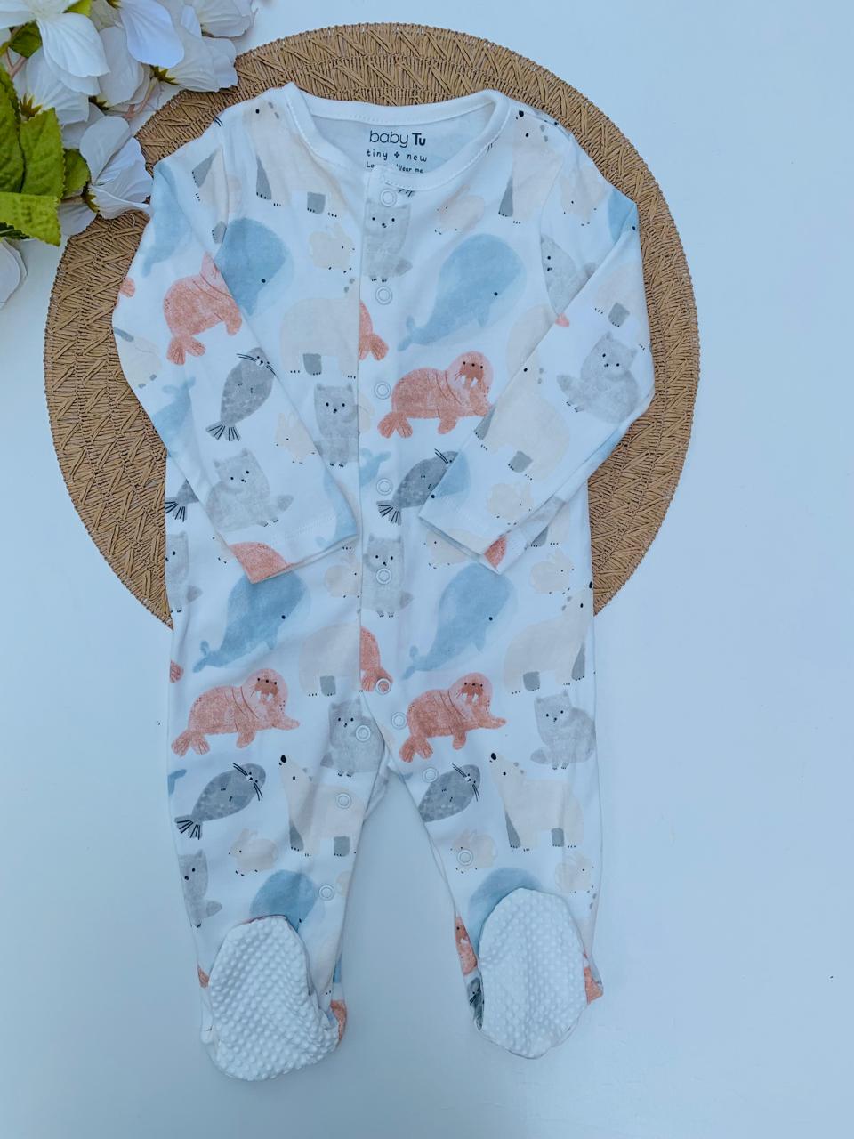 TU Clothing Sea Animals Sleepsuit