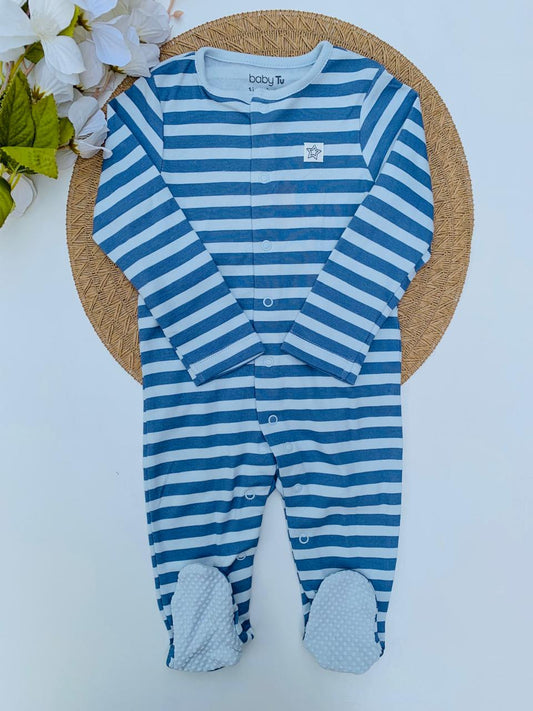 TU Clothing Stripes Sleepsuit
