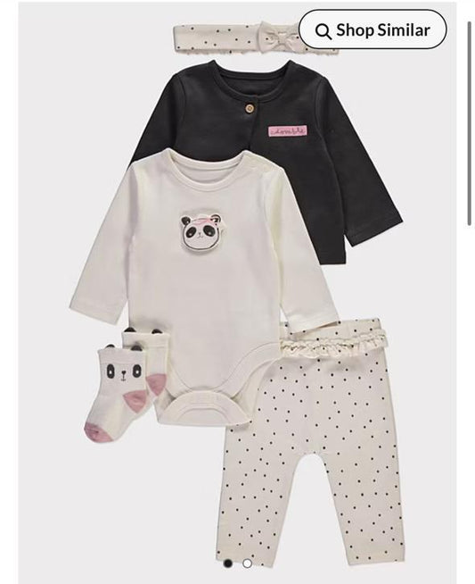 George Spotty Panda Pack of 5 Starter Set