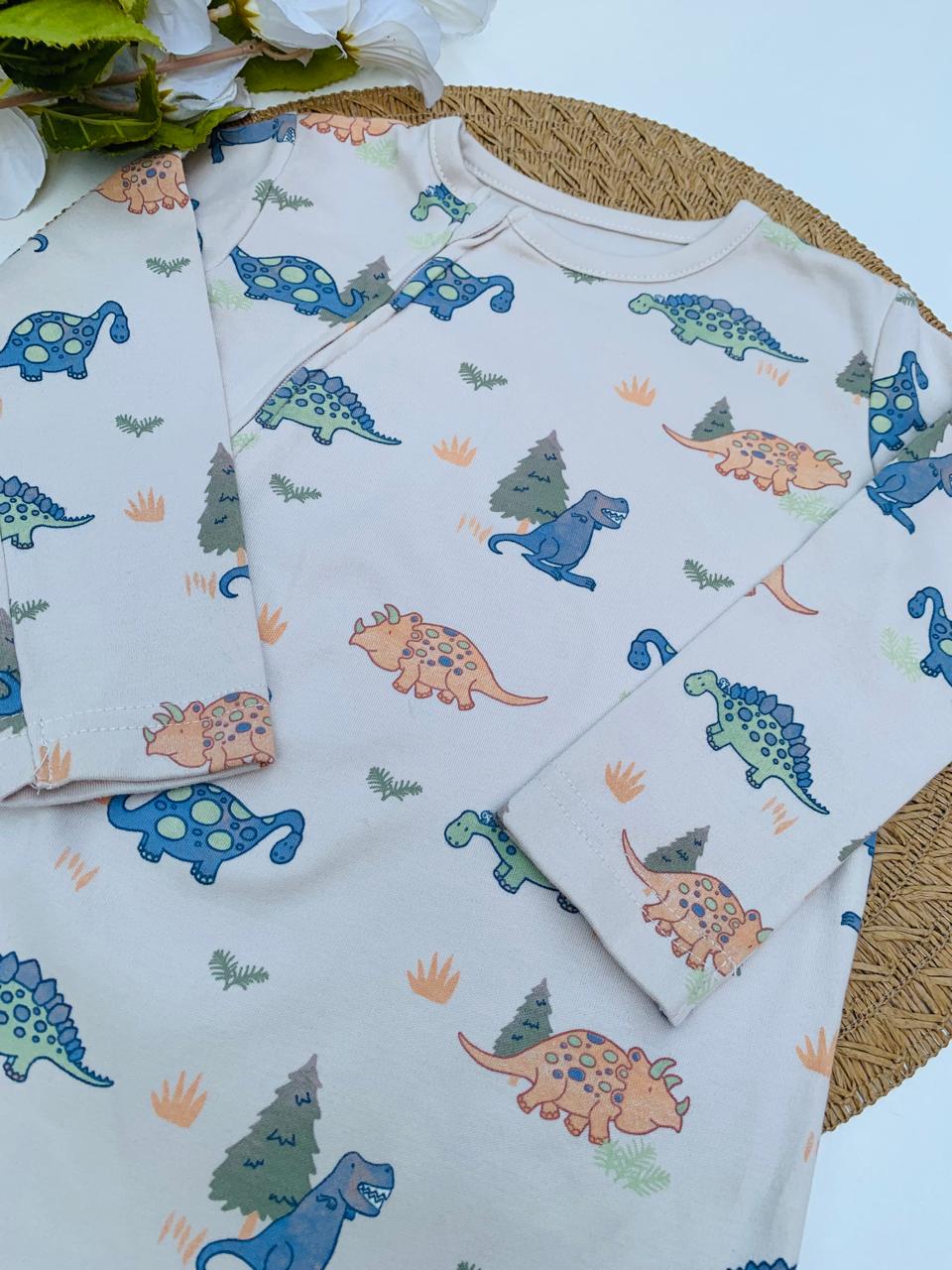 George Dinosaur Print Sleepsuit