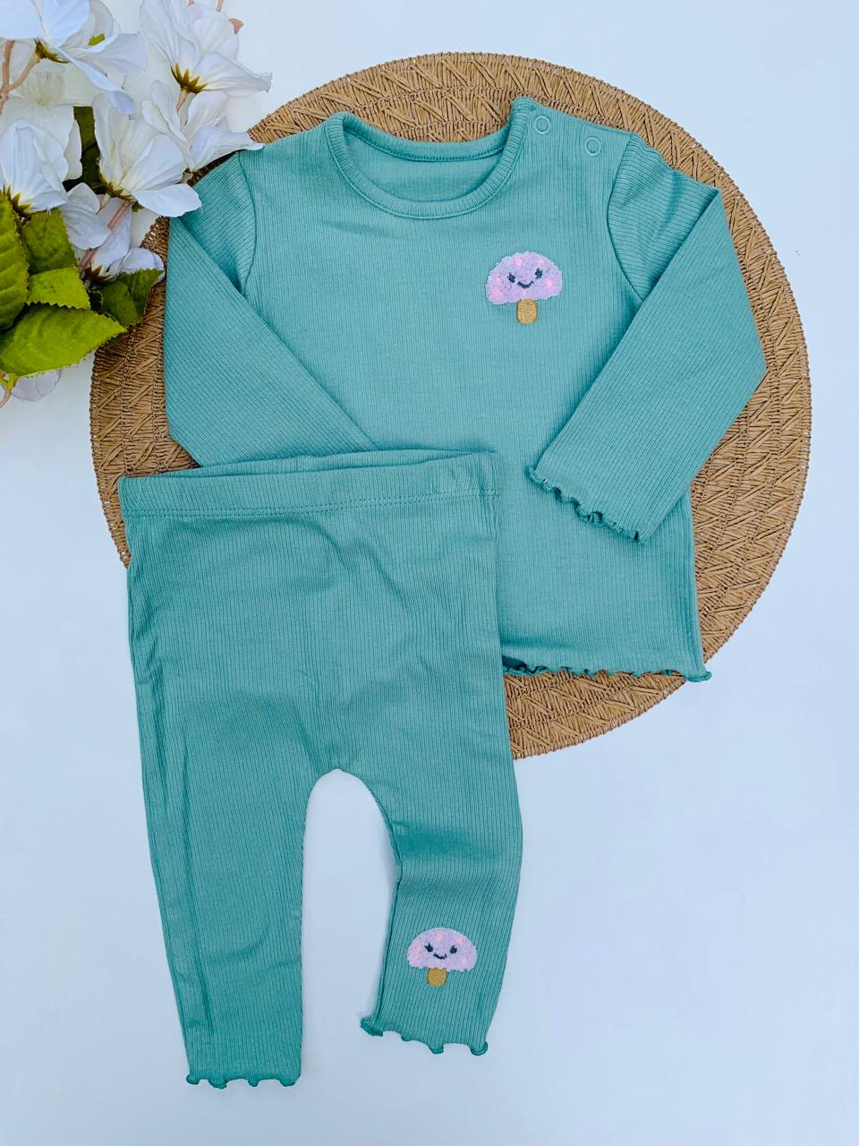 George Mushroom Print Shirt and Trouser set