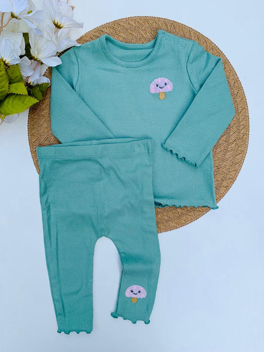George Mushroom Print Shirt and Trouser set