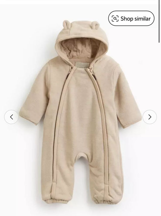 Tu Clothing Quilted Two-Way Zip Pramsuit