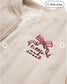 Tu Clothing Quilted Embroidered Bow Jacket