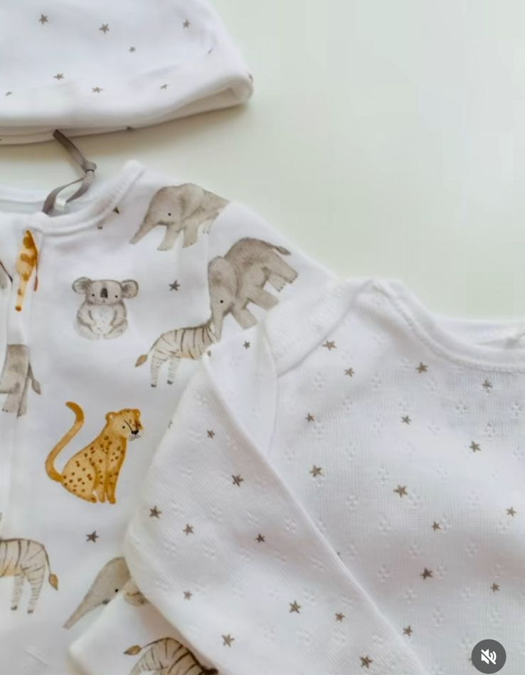 Tu Clothing Giraffe Print 4pc Starter Set