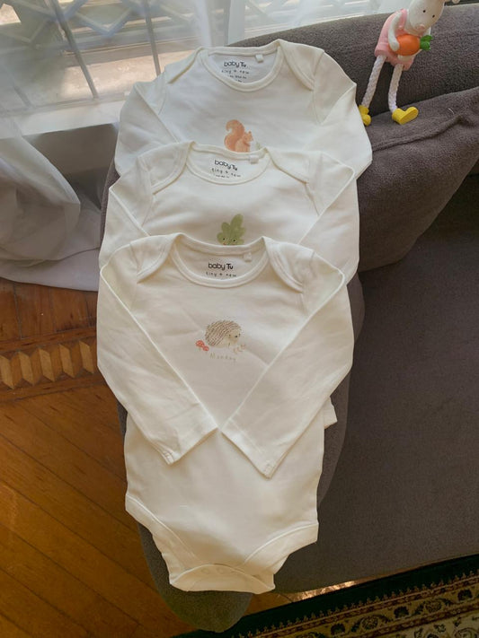 TU Clothing Pack of 3 Bodysuits
