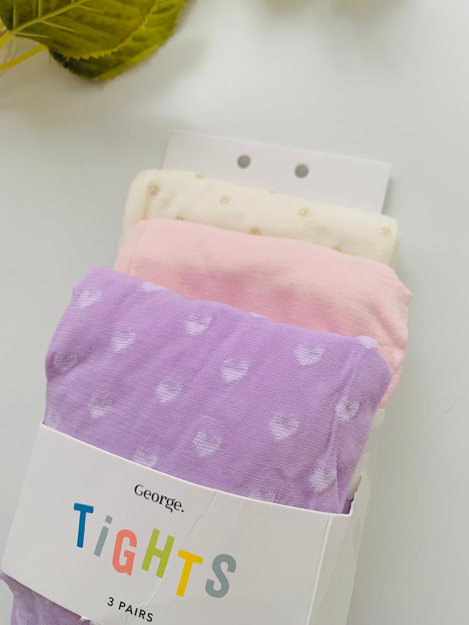 George Pack of 3 Tights