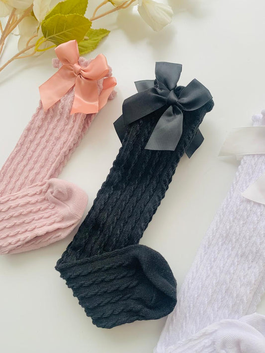 Shien Bow Fancy Socks