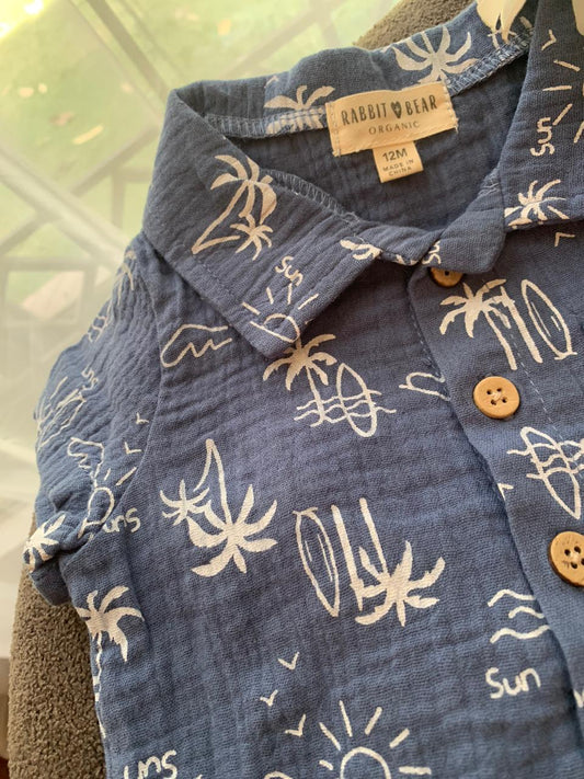Tropical Shirt & Shorts Set
