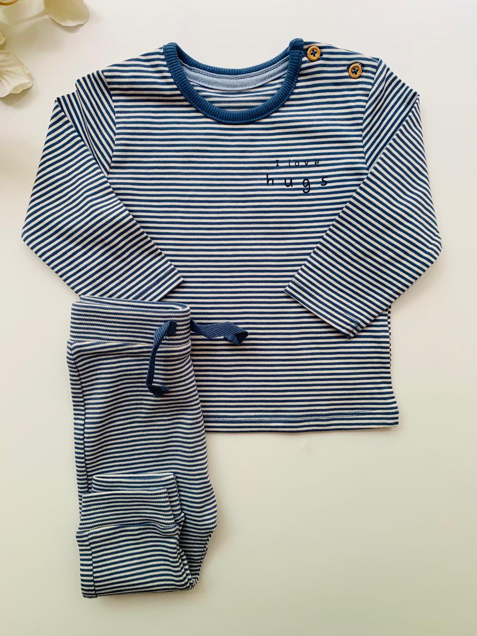 George "I love Hugs" Shirt and Trouser Set