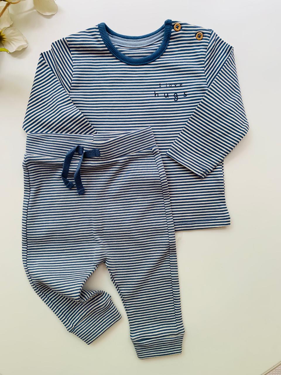George "I love Hugs" Shirt and Trouser Set