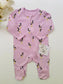 George Flower Print Sleepsuit