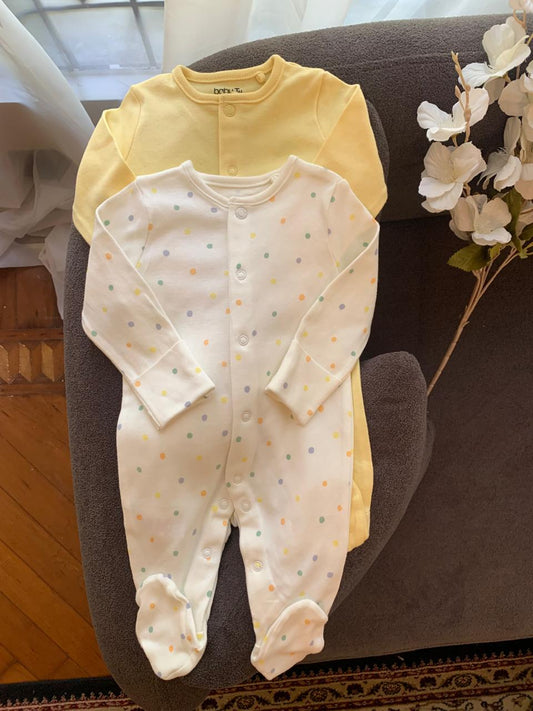 TU Clothing Pack of 2 Sleepsuits