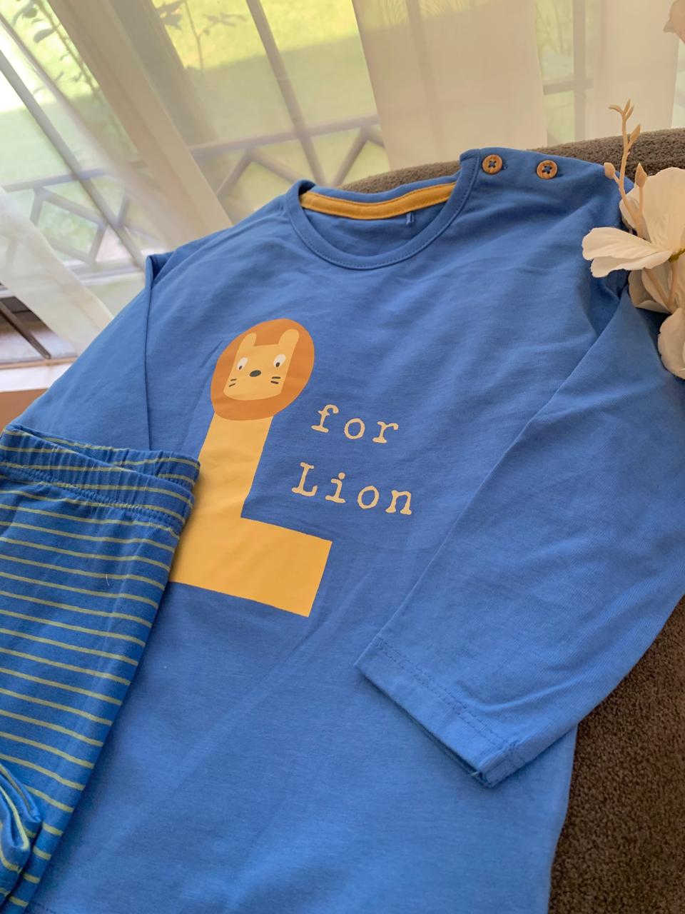 George "L for Lion" Shirt & Trouser Set