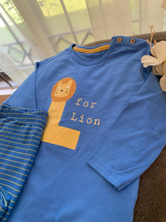 George "L for Lion" Shirt & Trouser Set