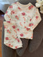 George Floral Ribbed Shirt & Trouser Set