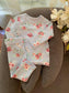 George Ribbed Floral Shirt & Trouser Set