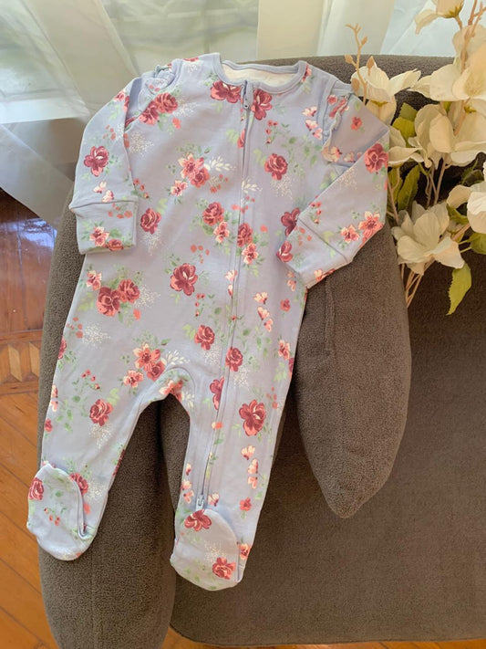 George Floral Sleepsuit