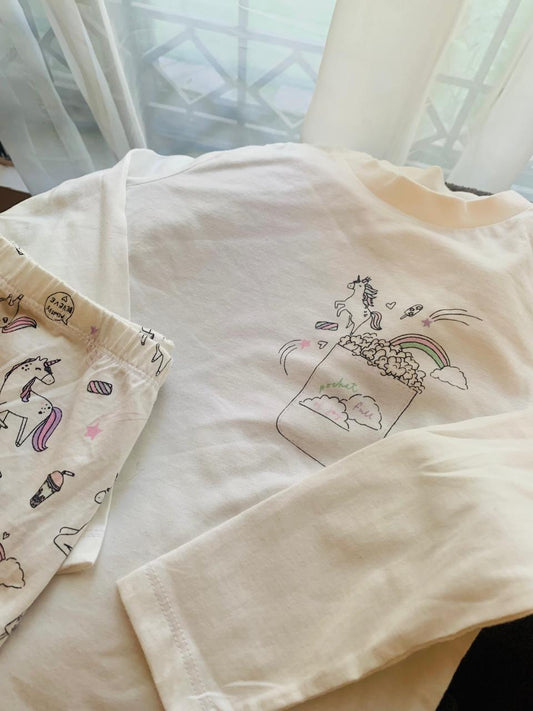 George Unicorn Print Shirt and Trouser Set